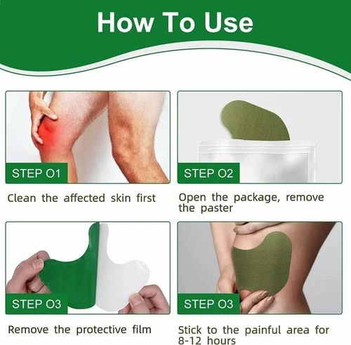 Ayurvedic Pain Relief Patch – Chinese Herbal Knee Plaster