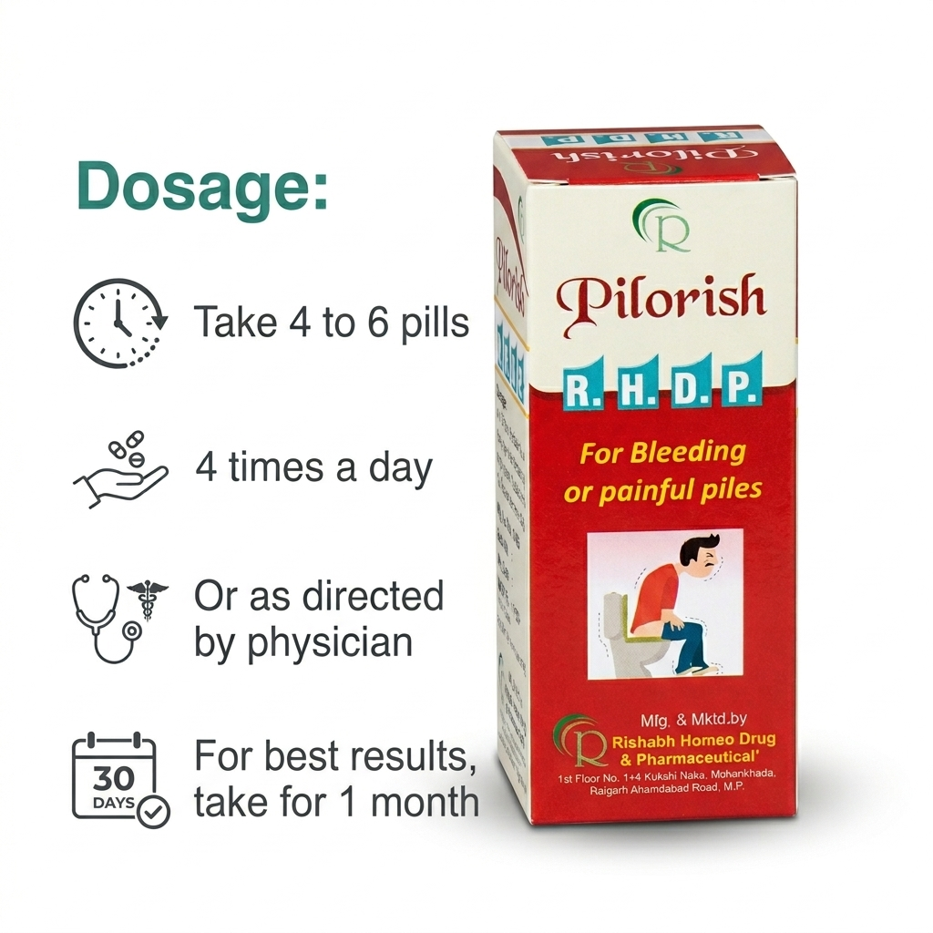 Pilorish – Homeopathic Relief for Bleeding & Painful Piles