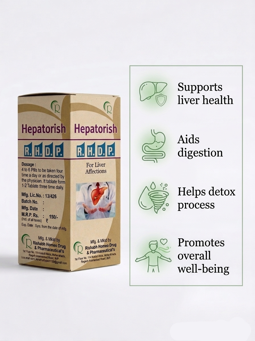 Hepatorish – Homeopathic Support for Liver Health & Liver Affections