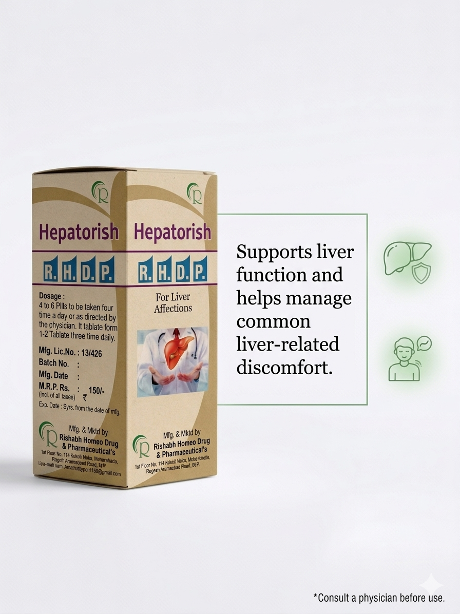 Hepatorish – Homeopathic Support for Liver Health & Liver Affections