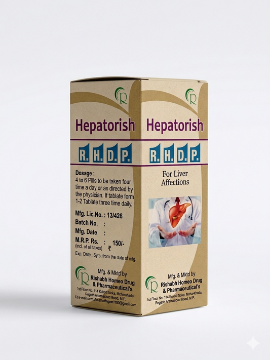 Hepatorish – Homeopathic Support for Liver Health & Liver Affections